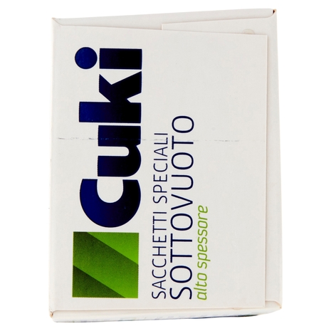 Cuki Conserva Sacchetti Speciali Sottovuoto alto spessore Formato Medio - 20 x 30 cm 10 pz